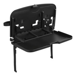 Organizer stolik na zagłówek składany na kubek tablet