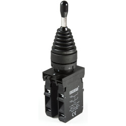 EMAS CP Series Plastic 2NO&#x2B;2NO Joystick Stay Put 4 Positions 22 mm Control Unit