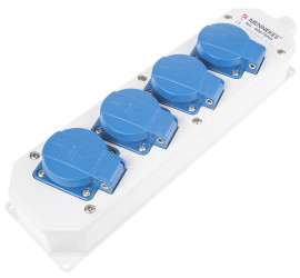 Złącze przemysłowe - zasilające 230 V MENNEKES Szary