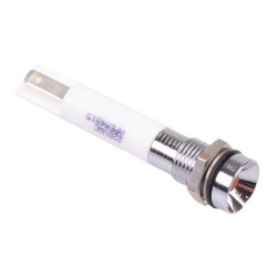 Q8R1CXXHO220E Hyper Bright Orange Recessed 8mm 220VAC LED Panel Indicator IP67 APEM