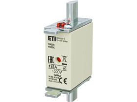 Bezpiecznik wkładka topikowa zwłoczna BM WT-00C gG 125A 500V KOMBI 004181215 ETI