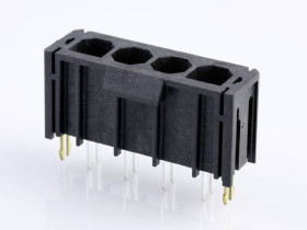 Molex 431604304 Listwa kołkowa, męska, do wbudowania, standardowa, piny: 4, 1 szt.