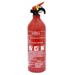 Gaśnica proszkowa samochodowa 1kg GP-1 ABC bez wieszaka SENA