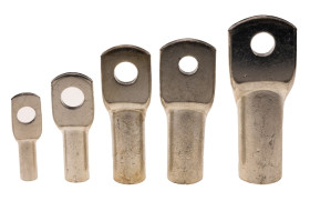 Końcówka oczkowa rurowa rozmiar przewodu 16mm² Ø 8.5mm nieizolowany średnica wew 5.5mm Brązowy RS PRO