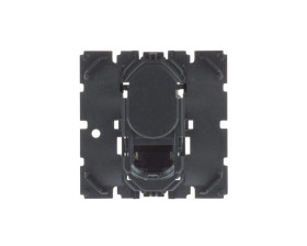 CELIANE Gniazdo komputerowe pojedyncze RJ45 FTP kat.6 czarne 067345