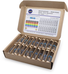 400pcs Metal Film resistor assortment setE96, 1/4W (0.25W), 1 Proz