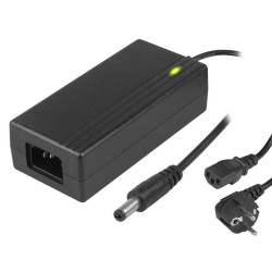 Zasilacz 12V/3A wtyk DC 5,5/2,1 (+) desktop / LxG69