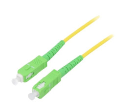 SCA-SCA/OS2-300YL Patch cord światłowodowy OS2 SC/APC,z obu stron 30m LSZH