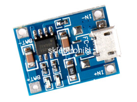 Ładowarka akumulatorów Li-ion TP4056 USB micro