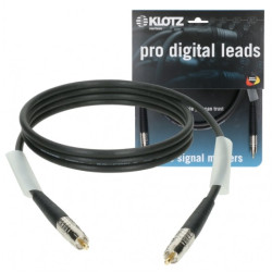 KLOTZ Kabel Coaxial Audio 1x RCA Cinch (wtyk / wtyk) 3m