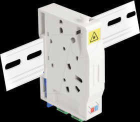 85935 FO connection box, top-hat rail, splice holder, 2x SC Simplex