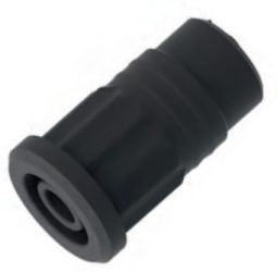 3293-SW Gniazdo bezp. 4mm, przyłącze – otwór M3, czarne, ELECTRO-PJP, 3293SW, 3293-N