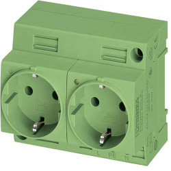 Phoenix Contact 804037 Enclosure Outlet EO-CF/UT/LED/DUO/GN Green