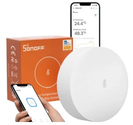 Czujnik temperatury i wilgotności Zigbee Sonoff SNZB-02P odświeżanie co 5s