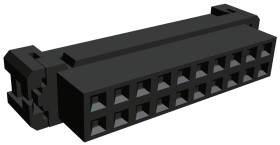 Złącze IDC 20-pinowe 2-rzędowe raster: 2.0mm Żeński Montaż na kablu TE Connectivity