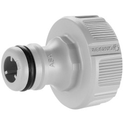 GARDENA 18221-50 Tap Connector 19mm &#xD8; Anti-Splash Frost-Proof Durable