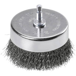 kwb 602430 pot brush HSS steel wire 80mm rust removal cleaning