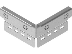 Łącznik kątowy uniwersalny LKUC3 grubość blachy 2,0mm 405700 BAKS