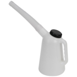 Sealey JDL1 Oil Container with Lid and Flexi-spout 1ltr