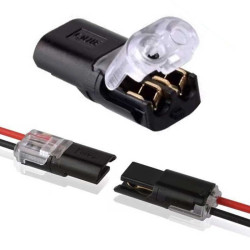 Szybkozłączki zatrzaskowe 2pin do przewodów kabli 300V 10A 2 sztuki
