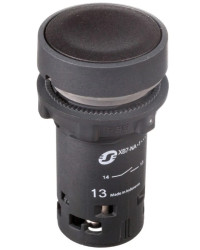 Przycisk sterowniczy 22mm czarny z samopowrotem 1Z XB7NA21