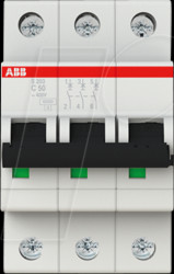 2CDS253001R0504 Leitungsschutzschalter, Char. C, 50 A, 3 polig