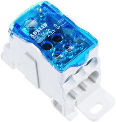 Główny blok rozdzielczy 1P 160A DIN 1x70mm2/6x16mm2 BRG 160A