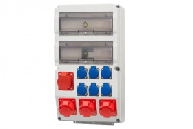 Rozdzielnica CAJA 26M - gniazda 4x32/5, 6x230V IP44