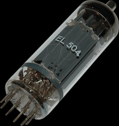 EL504 Electron tube, power tube, Magnoval, 6.3 V