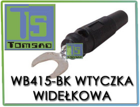 WB415-BK Fork plug 24A COLOR - black