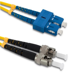 Qoltec Patchcord światłowodowy SC/UPC - ST/UPC Singlemode 9/125 G652D Duplex 3m