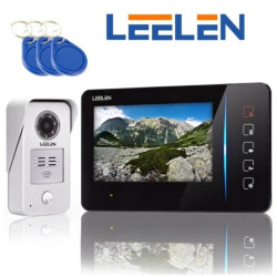 Zestaw wideodomofonowy z monitorem 7cali JB305_N60 / No15nc + 3xbrelok (z czytnikiem)