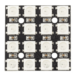 Moduł matrycy 4x4 z diodami adresowalnymi LED RGB WS2812B