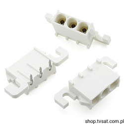 643228-2 Power Connector 3 Pins THT AMP