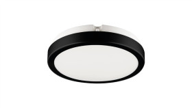 Plafon Vera 12W 4000K Czarny Ip65 Ekp0469 Eko-Light