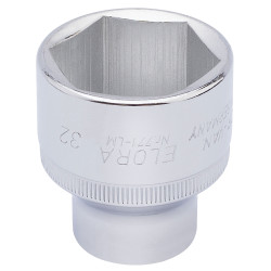 Elora 15321 32mm 1/2&quot; Square Drive Hexagon Socket