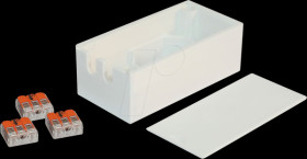 SP3D0021 Housing for Shelly-PLUS series with add-on, incl. 3x WAGO 221-41