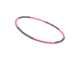 Hula Hop odchudzające koło 95cm, różowe, REBEL ACTIVE
