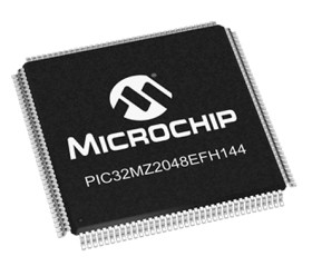 Mikrokontroler Microchip PIC32MZ TQFP 144-pinowy Montaż powierzchniowy MIPS® MicroAptiv™ 160 kB (Boot Flash), 2,048 MB