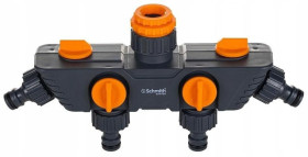 Rozdzielacz węża poczwórny z zaworami Schmith
