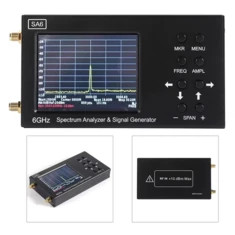 HAMGEEK SSA6G 35MHz-6200MHz Analizator widma RF Multimetr RF Odkrywca widma z ekranem dotykowym