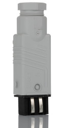 Złącze przemysłowe - zasilające 10A Gniazdo 230 V, 400 V 3 + PE Żeński Hirschmann Szary Montaż na kablu IP54