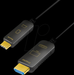 CUF0101 Adapter cable USB-C &gt; HDMI, 4K@60 Hz, AOC, 15 m