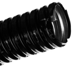 Rura ochronna stalowa pokryta PCV WOT 29 czarna E03DK-10030202701 /10m/