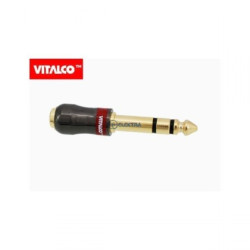 przejście Jack 6.3 wtyk stereo /3.5 gniazdo stereo TENEBRIS Vitalco HQ