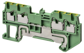 Złączka szynowa Omron poziomy: Pojedynczy 26 → 18AWGWciskane XW5G 17.5A 500 V