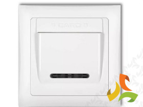 DECO Wyłącznik hotelowy DECO Soft biały mat 25DSHSO-1 KARLIK