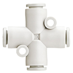 Złączka pneumatyczna Wciskane 8 mm Wciskane 8 mm SMC Adapter krzyżakowy do rur