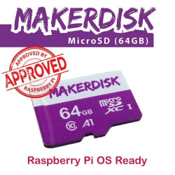 Cytron Raspberry Pi Approved MakerDisk microSD Card with RPi OS - 64GB