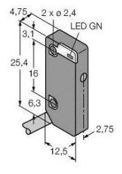 Bezzwrotny czujnik fotoelektryczny Turck VS4EV 3069422 1 szt.